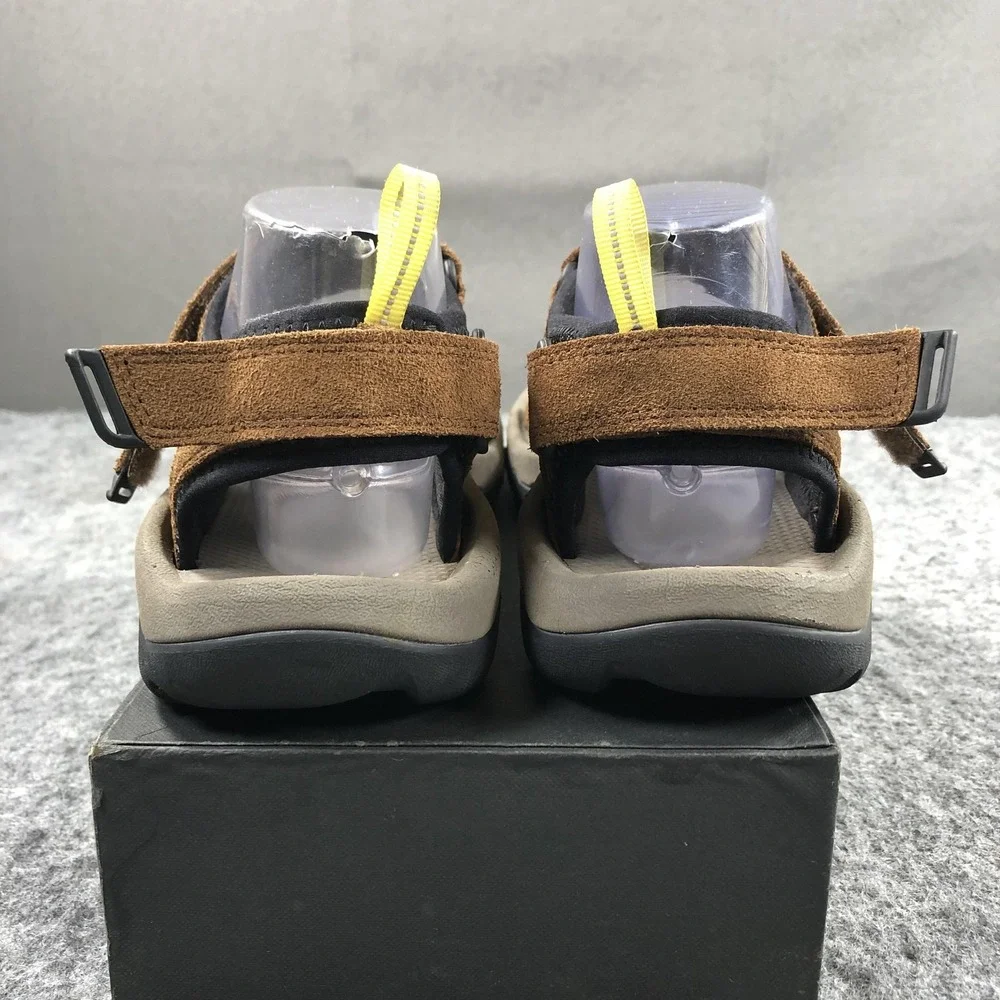 Teva Sandals Mens 8 Brown Suede Hook & Loop Hiking Outdoor Comfort Shoes